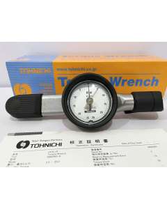 TOHNICHI DB25N5-S Dial Torque Wrench, Brand New